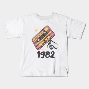 Awesome Mix Vol. 1 1982 Cassette Tape Vintage Kids T-Shirt